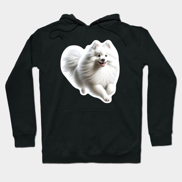 American Eskimo Dog Hoodie by millersye